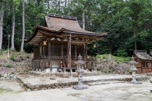 滋賀 大笹原神社 本殿 滋賀 大笹原神社 本殿 大笹原神社,大笹原,神社の写真素材
