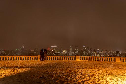 Night view of Mount Royal Park, JPG