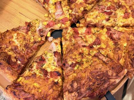 ピザパン ピザ,パン,ピザパンの写真素材