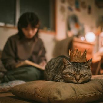 私だけの王様、推し猫の安らかな寝顔 私だけの王様、推し猫の安らかな寝顔の写真
