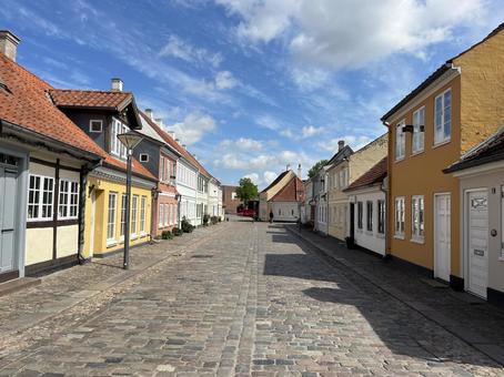 オーデンセ オーデンセ,デンマーク,北欧の写真素材