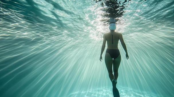 水中ウォーキング3 水中ウォーキング3の写真