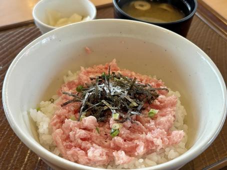 ネギトロ丼 ネギトロ丼 食べ物,ご飯,米の写真素材