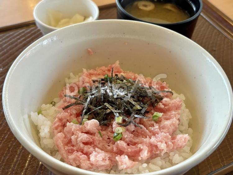 ネギトロ丼 食べ物,ご飯,米の写真素材