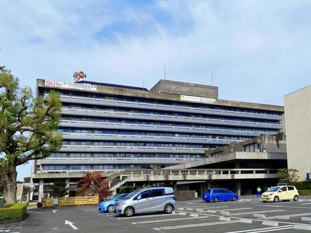 大分県庁（晴れ） 大分県庁,大分県庁舎,県庁の写真素材