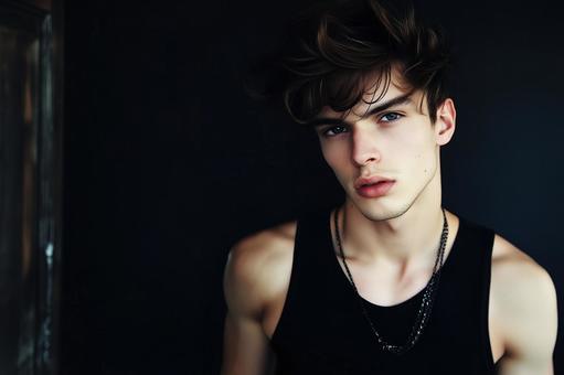 男性モデル 男性モデルの写真