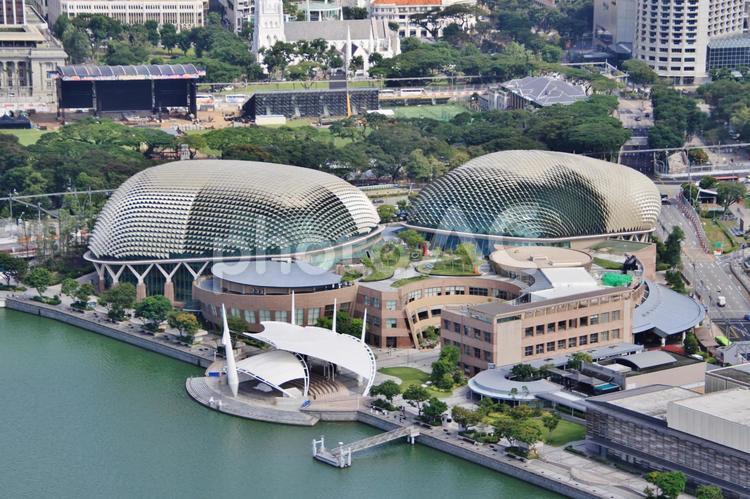 エスプラネードシアターズ（シンガポール） エスプラネード,シンガポール,東南アジアの写真素材