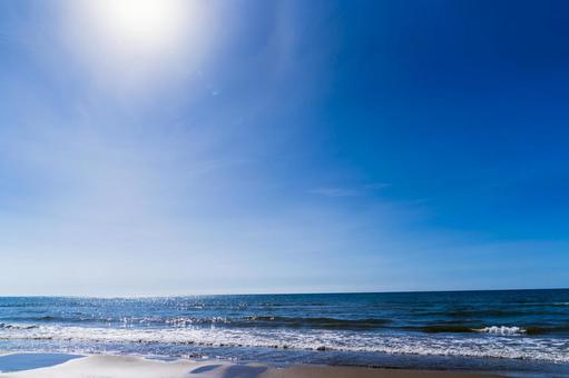 太陽と海 太陽と海の写真