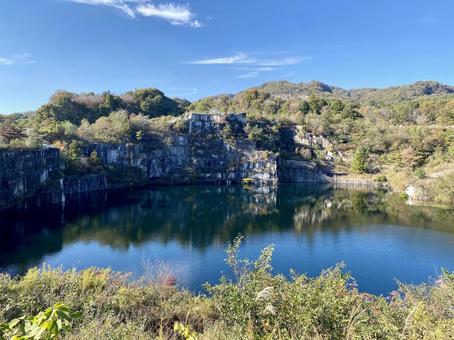 石切山脈① 石切山脈,石切場,採掘の写真素材