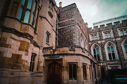 ウィンザー城の内装風景 ウィンザー城の内装風景 ウィンザー城,イギリス,歴史的建築物の写真素材