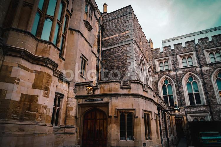 ウィンザー城の内装風景 ウィンザー城,イギリス,歴史的建築物の写真素材