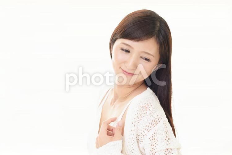 微笑む美しい女性 女性,女,笑顔の写真素材