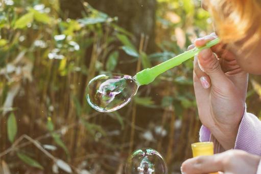 Photo, soap bubble, bubble, to blow, 
