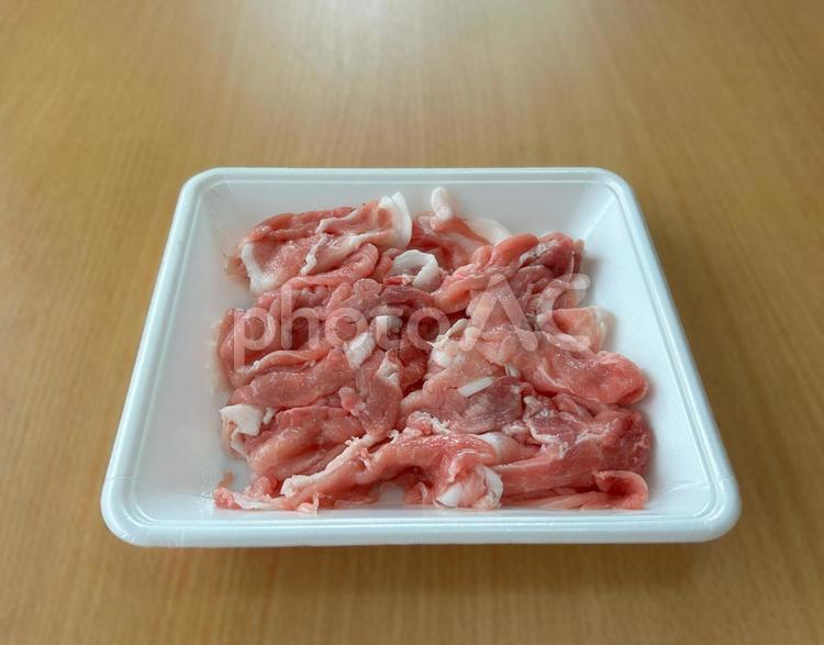 糸島産豚肉（小間切れ275g）｜精肉食材 糸島豚,豚肉,小間切れの写真素材