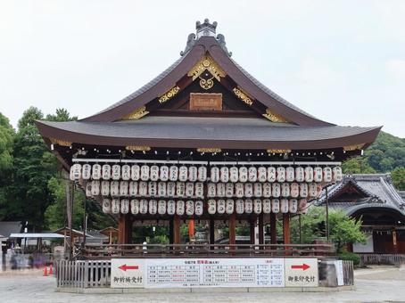 京都 八坂神社 舞殿 京都,八坂神社,舞殿の写真素材