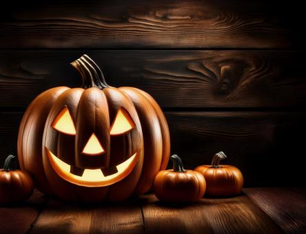 ハロウィンのカボチャのランタンの写真