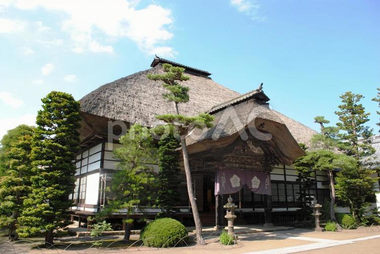 信州上田市塩田平前山寺 真言宗智山派,獨鈷山,前山寺の写真素材