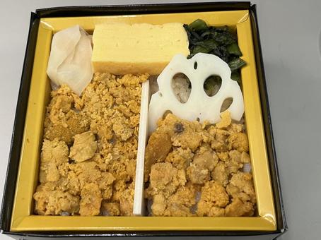 ウニ弁当 ウニ弁当 弁当,お弁当,テイクアウトの写真素材