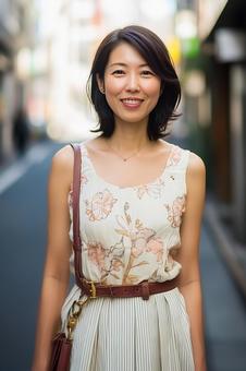 女性日本人モデル40代中年美人 女性日本人モデル40代中年美人の写真