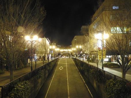 下呂温泉 下呂温泉,岐阜県,道路の写真素材