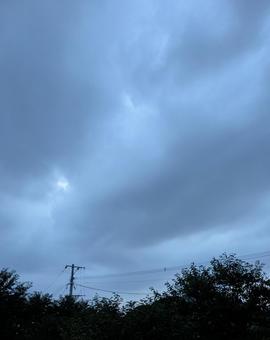 不穏な空2508 不穏な空2508 空,曇り,曇り空の写真素材