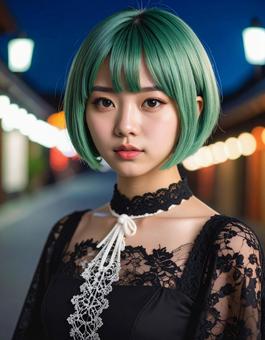 地雷系女子・憂鬱な深夜の緑子さん 地雷系女子・憂鬱な深夜の緑子さんの写真