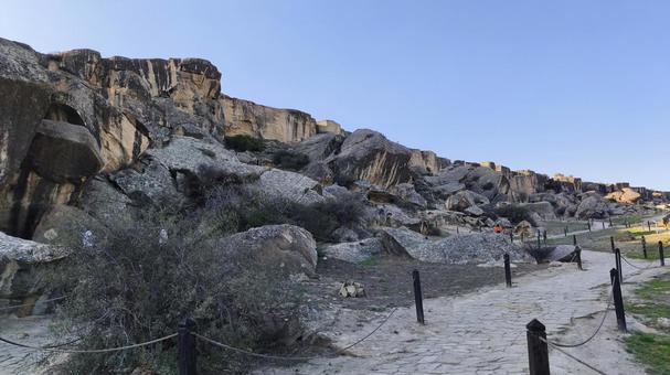 ゴブスタン国立保護区(アゼルバイジャン) ゴブスタン国立保護区(アゼルバイジャン) 世界遺産,アゼルバイジャン,ゴブスタンの写真素材