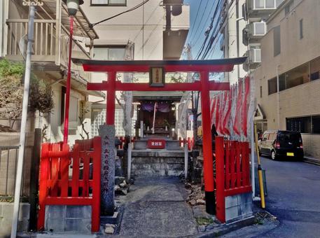 五の日稲荷大明神 五の日稲荷大明神 五の日稲荷大明神,お稲荷さん,祠の写真素材
