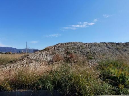 残土 開発,盛り土,工事現場の写真素材