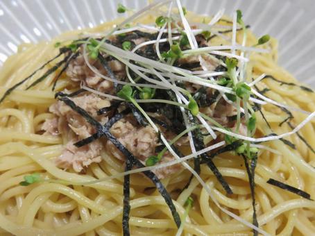 和風パスタ パスタ,献立,メニューの写真素材