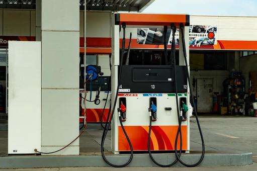 ガソリンスタンド ガソリンスタンドの写真