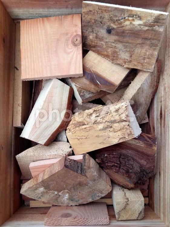 【工作素材】木っ端の盛り合わせ 工作,木製素材,木っ端の写真素材