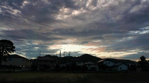 空と雲との写真