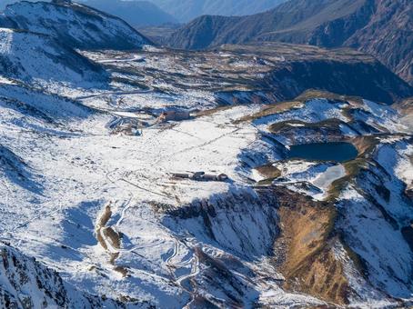 初冬の室堂平全景 初冬の室堂平全景 立山,山,自然の写真素材