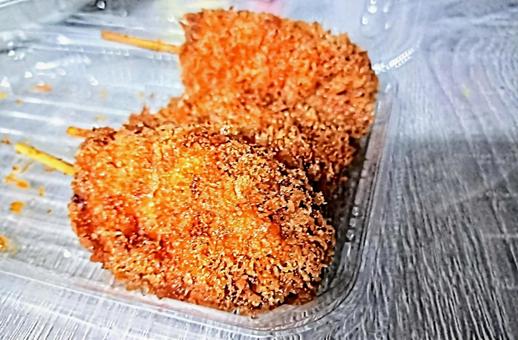 Photo, kushikatsu, pork, fried food, 