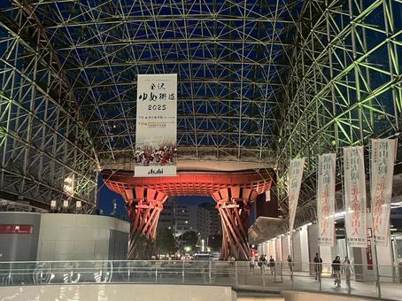 鼓門 鼓門 金沢駅,駅,金沢の写真素材