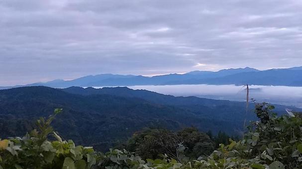 魚沼スカイライン・雲海 雲海,山,空の写真素材
