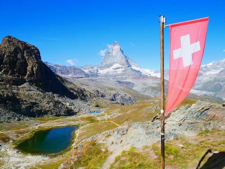 これぞスイスの絶景 絶景,風景,バカンスの写真素材