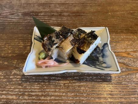 焼鯖寿司 鯖,寿司,長浜市の写真素材