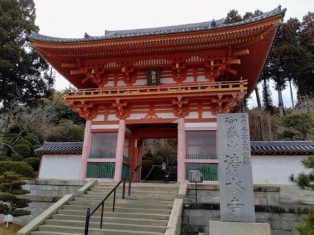 播州清水寺 山門 播州清水寺 山門の写真