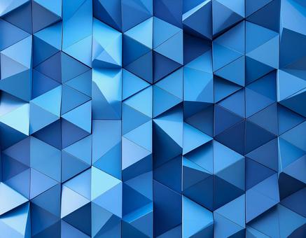 ブルー幾何学背景模様 ブルー幾何学背景模様の写真