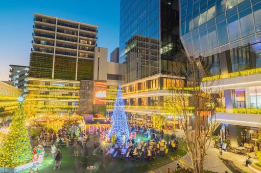 大名ガーデンシティクリスマスマーケット クリスマスマーケット,クリスマス,大名の写真素材