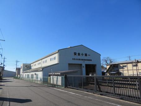 わたらせ渓谷鐡道車両検修庫 わたらせ渓谷鐡道車両検修庫,わたらせ渓谷鐡道,車両基地の写真素材