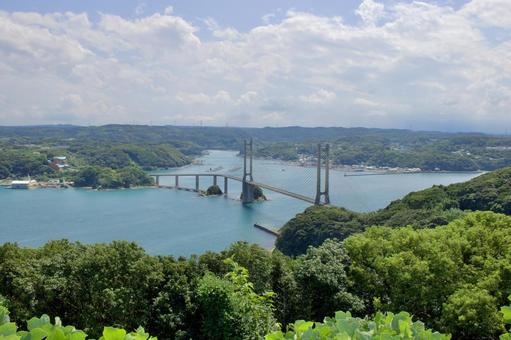 佐賀呼子の風の見える丘公園からの絶景 佐賀呼子の風の見える丘公園からの絶景 佐賀,唐津,呼子の写真素材