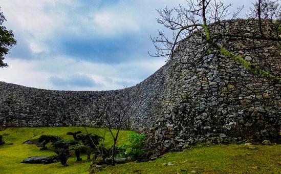 Photo, the ancient city, okinawa, historical site, 