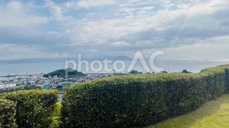 淡路島からの眺め2 兵庫県,兵庫,海の写真素材