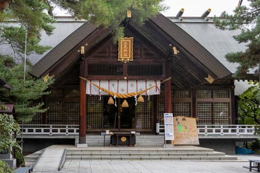 北見神社本殿 北見神社本殿 北見神社,9月,秋の写真素材