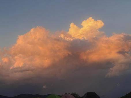 オレンジ色に染まる空 オレンジ色に染まる空 の写真