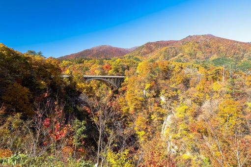 鳴子峡の秋-Vol.4⑿ 渓谷,峡谷,鳴子峡の写真素材