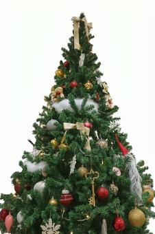 切り抜き素材:クリスマスツリーの装飾 切り抜き素材:クリスマスツリーの装飾の写真